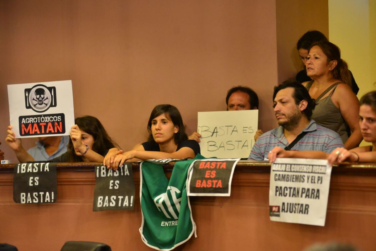 Con ambientalistas presentes, se votó contra la Ley de la Madera