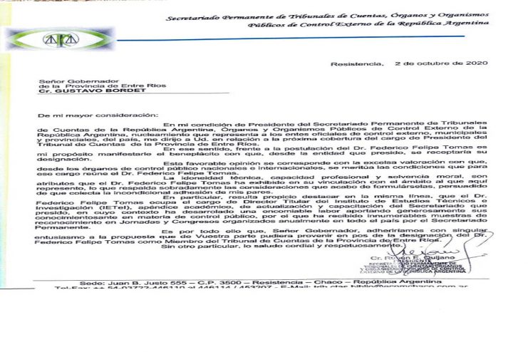 carta Tomas