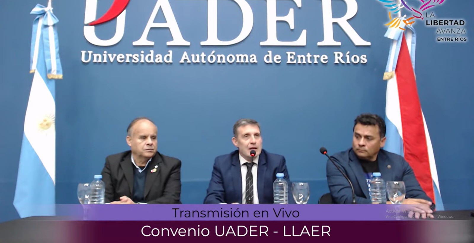 Filipuzzi primereó y firmó un acuerdo con La Libertad Avanza